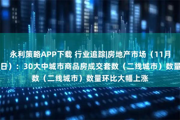 永利策略APP下载 行业追踪|房地产市场（11月10日-11月16日）：30大中城市商品房成交套数（二线城市）数量环比大幅上涨